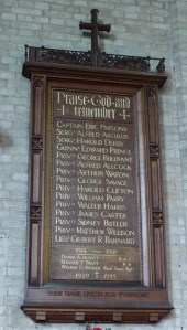 Salter Street war memorial