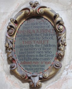 plaque in Knowle church
