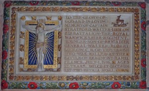 Stratford Ludlow plaque