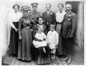 John Harrison with his family