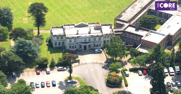 aerial photograph of Malvern Hall