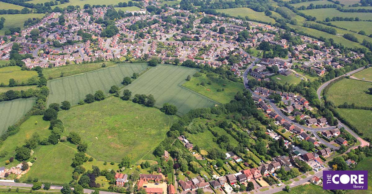 aerial photograph of Cheswick Green 2007